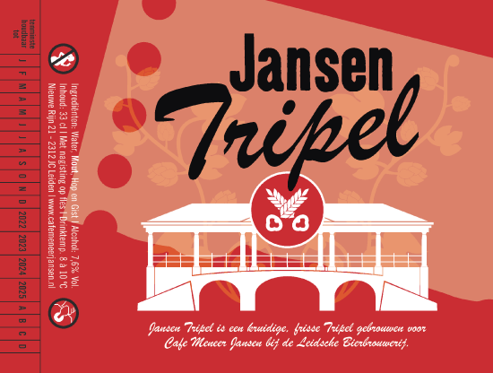 Jansen Tripel, etiket 2021